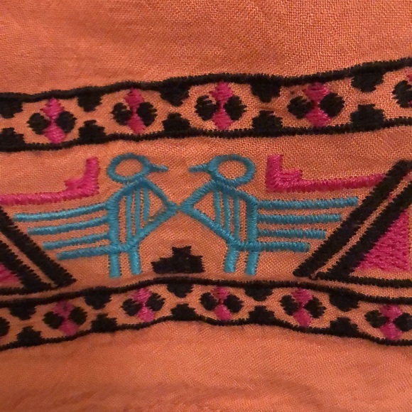 Mexican print mid length dress - Picture 3 of 12